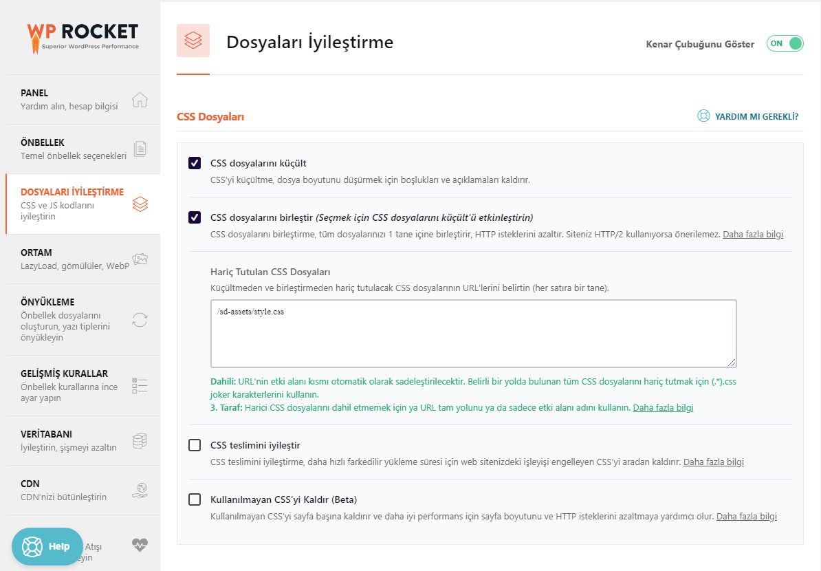 dosyaları iyileştirme js