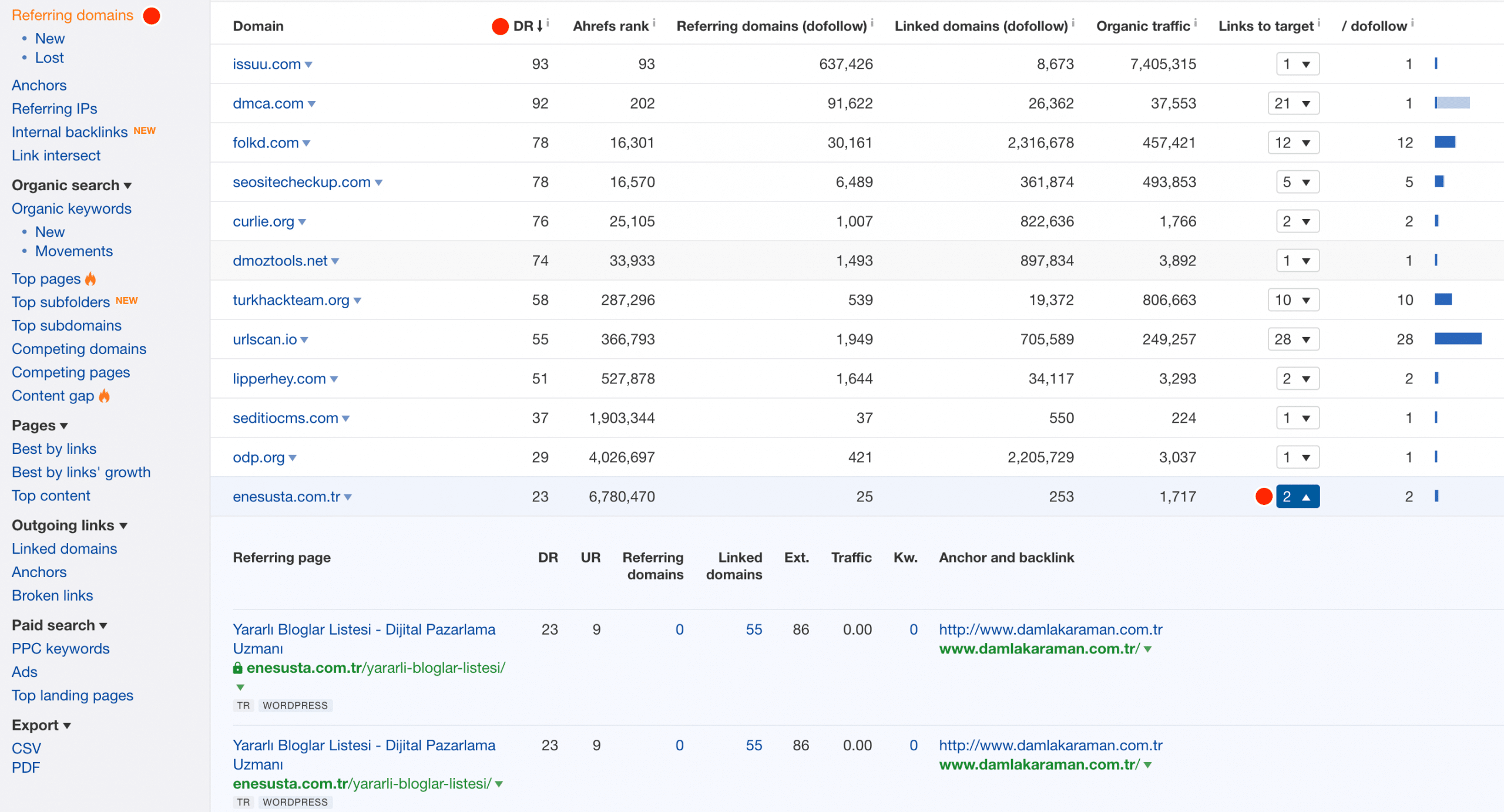 küçük siteler backlink rsaporu