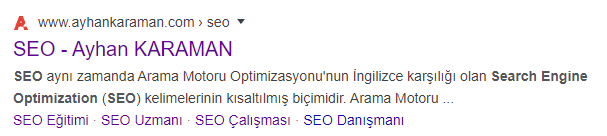 SEO Site Linkleri