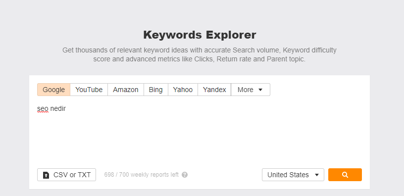 keyword explorer